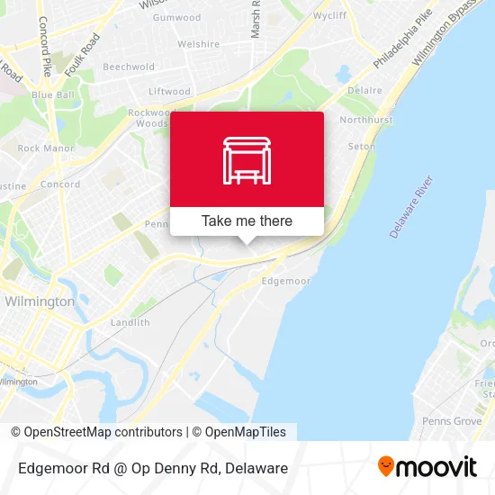 Mapa de Edgemoor Rd @ Op Denny Rd