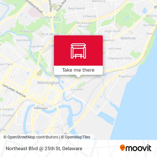 Mapa de Northeast Blvd @ 25th St