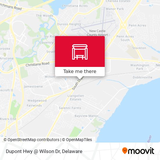 Mapa de Dupont Hwy @ Wilson Dr