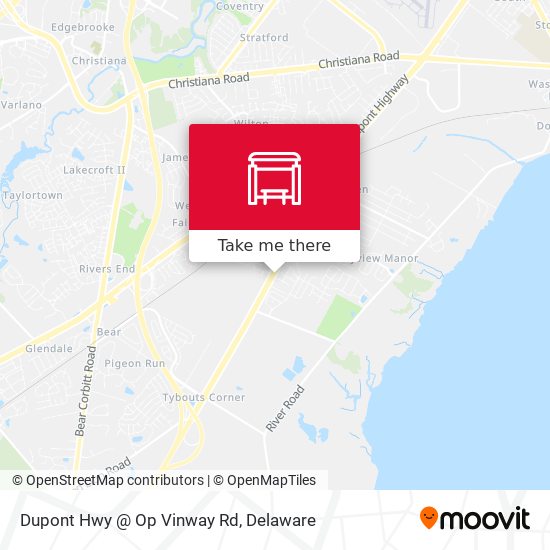 Mapa de Dupont Hwy @ Op Vinway Rd