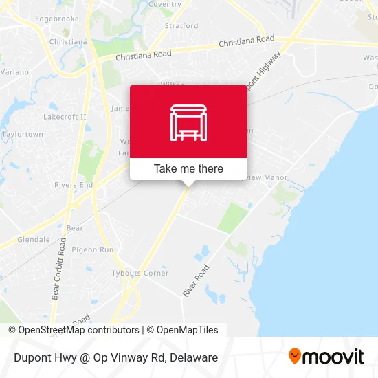 Dupont Hwy @ Op Vinway Rd map