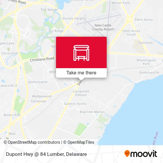 Dupont Hwy @ 84 Lumber map