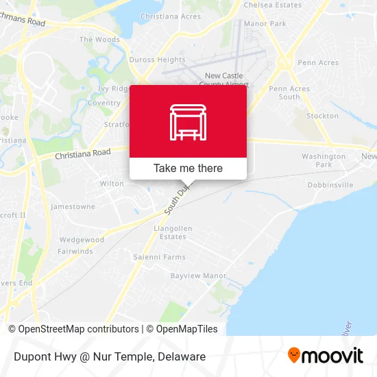 Dupont Hwy @ Nur Temple map