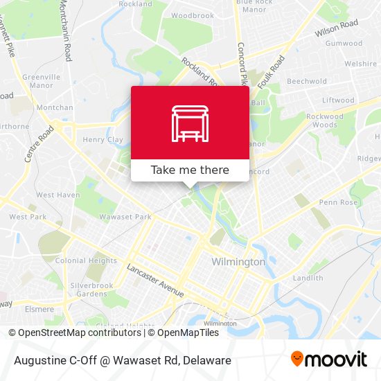Mapa de Augustine C-Off @ Wawaset Rd