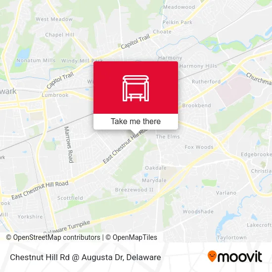 Mapa de Chestnut Hill Rd @ Augusta Dr