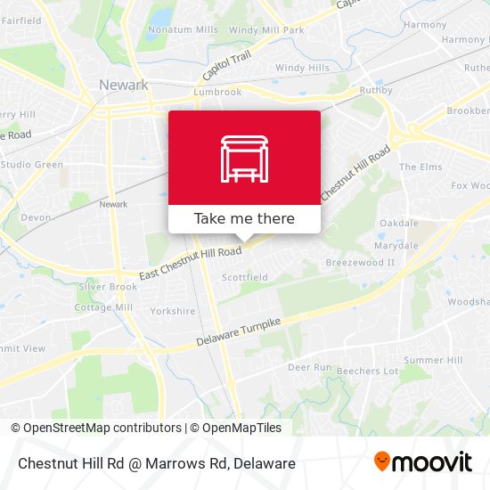 Chestnut Hill Rd @ Marrows Rd map