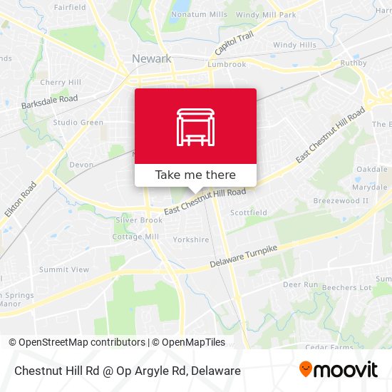 Mapa de Chestnut Hill Rd @ Op Argyle Rd