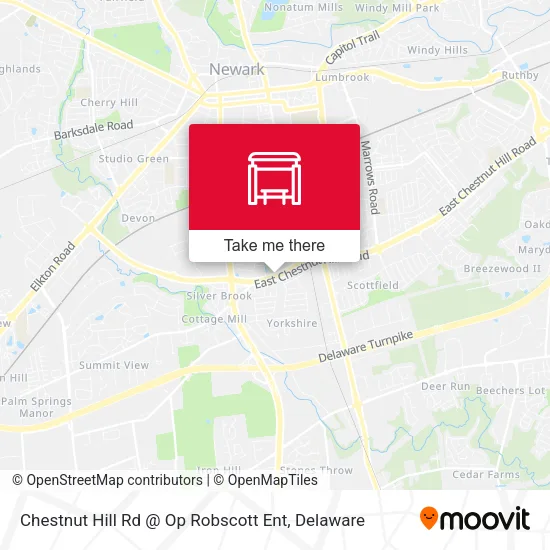 Mapa de Chestnut Hill Rd @ Op Robscott Ent