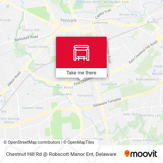 Mapa de Chestnut Hill Rd @ Robscott Manor Ent