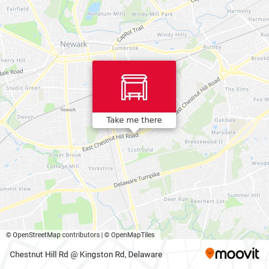 Chestnut Hill Rd @ Kingston Rd map