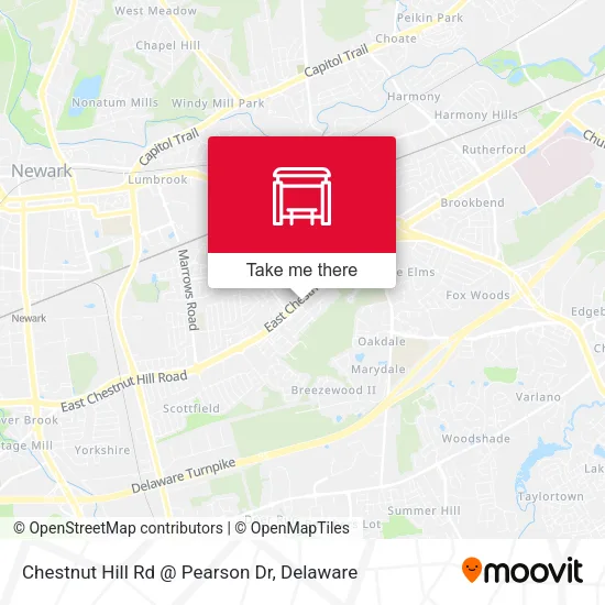 Mapa de Chestnut Hill Rd @ Pearson Dr