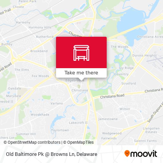 Mapa de Old Baltimore Pk @ Browns Ln