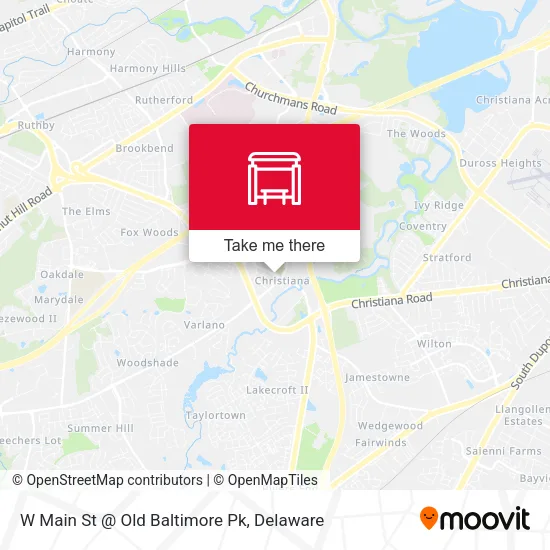 Mapa de W Main St @ Old Baltimore Pk