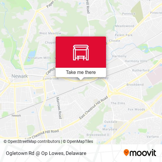 Mapa de Ogletown Rd @ Op Lowes