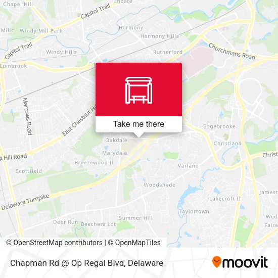 Mapa de Chapman Rd @ Op Regal Blvd