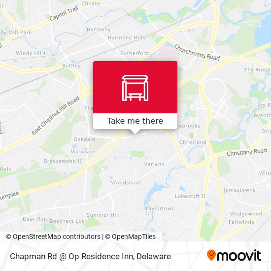 Chapman Rd @ Op Residence Inn map