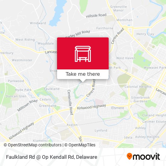 Faulkland Rd @ Op Kendall Rd map