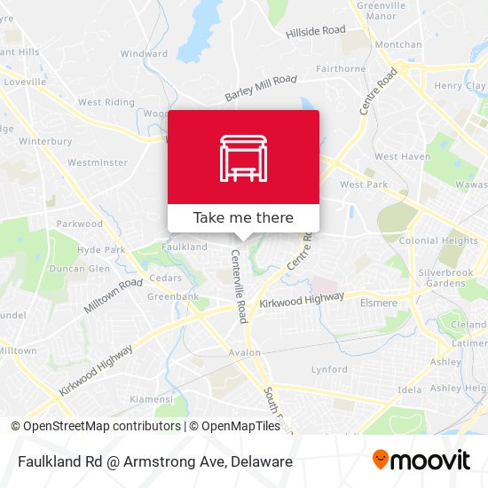 Mapa de Faulkland Rd @ Armstrong Ave