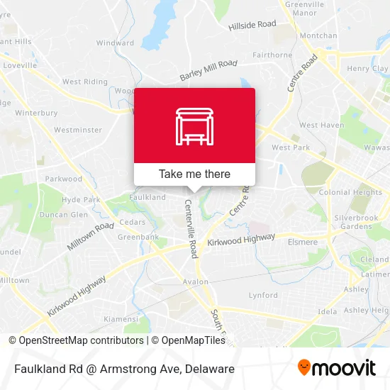 Mapa de Faulkland Rd @ Armstrong Ave