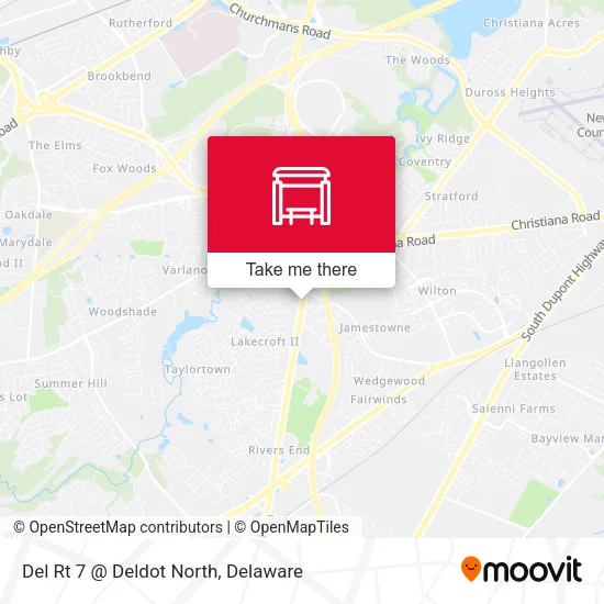 Mapa de Del Rt 7 @ Deldot North