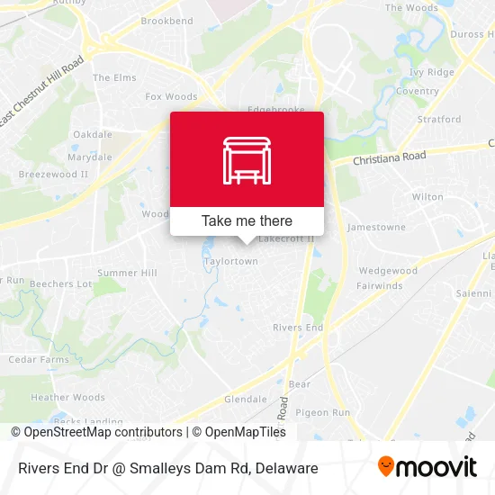 Rivers End Dr @ Smalleys Dam Rd map