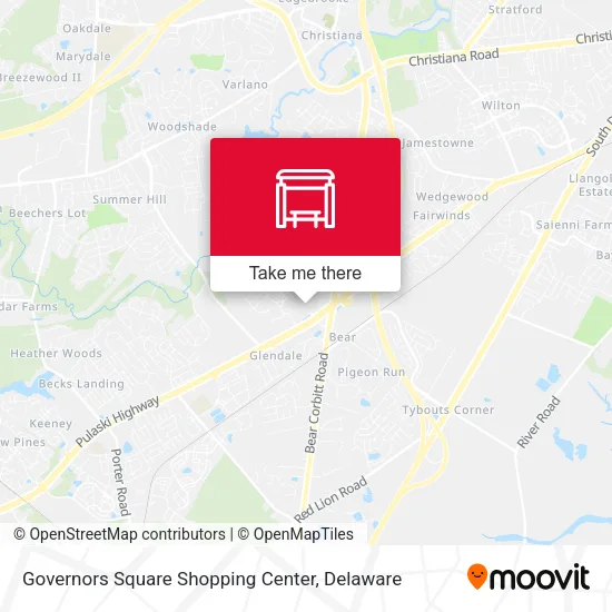 Governors Square Shopping Center map