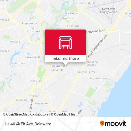 Mapa de Us 40 @ Fir Ave