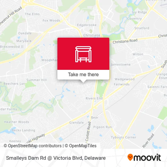 Smalleys Dam Rd @ Victoria Blvd map