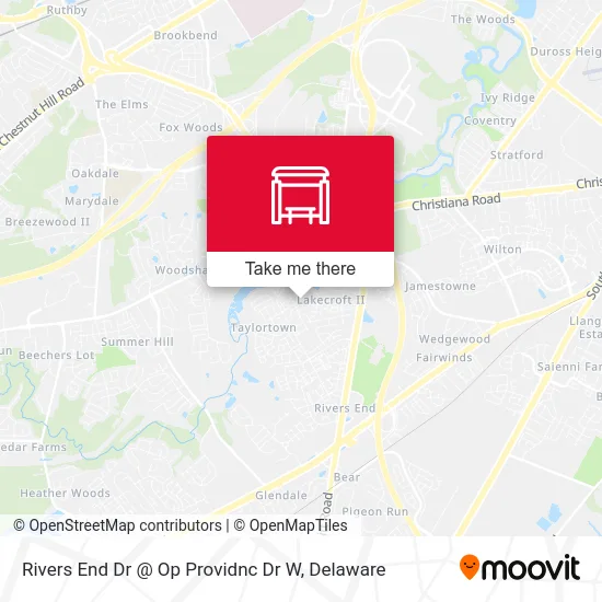 Rivers End Dr @ Op Providnc Dr W map