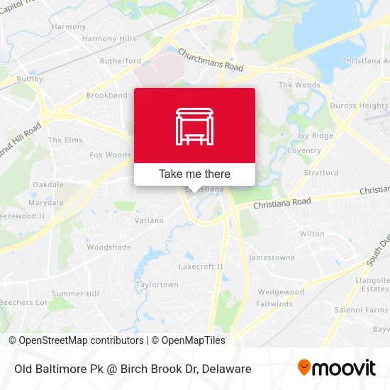 Mapa de Old Baltimore Pk @ Birch Brook Dr