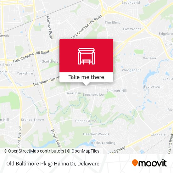 Old Baltimore Pk @ Hanna Dr map