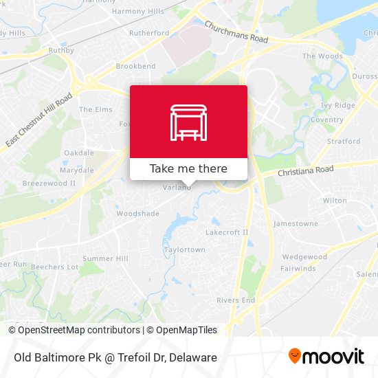 Old Baltimore Pk @ Trefoil Dr map