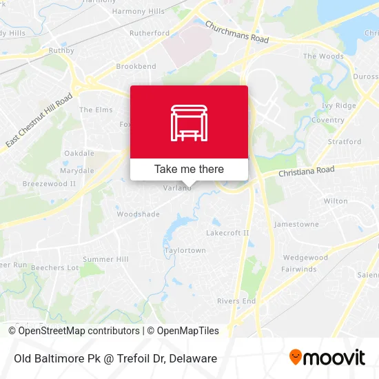 Mapa de Old Baltimore Pk @ Trefoil Dr