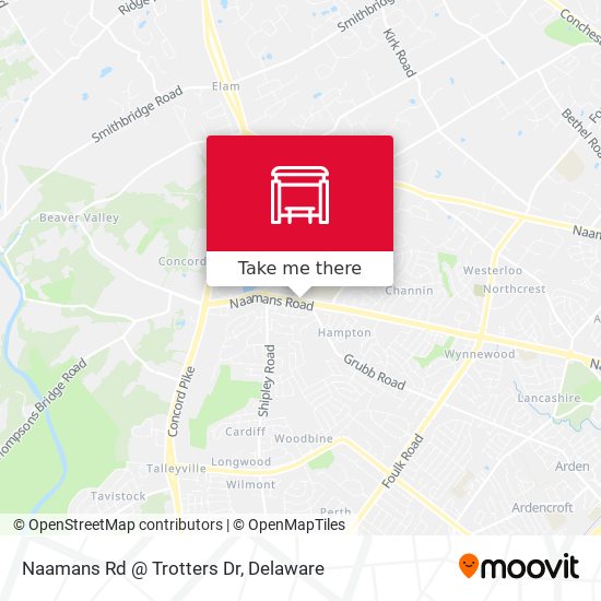 Naamans Rd @ Trotters Dr map