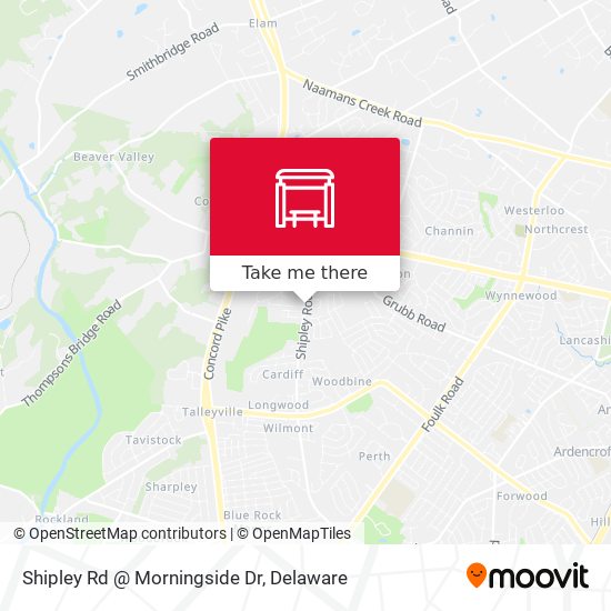 Shipley Rd @ Morningside Dr map