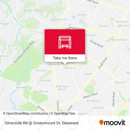 Silverside Rd @ Greenmount Dr map