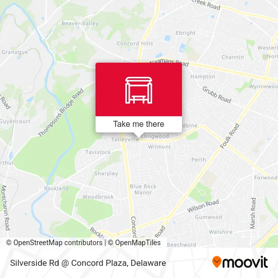 Mapa de Silverside Rd @ Concord Plaza