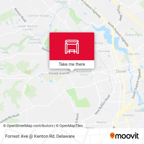 Mapa de Forrest Ave @ Kenton Rd