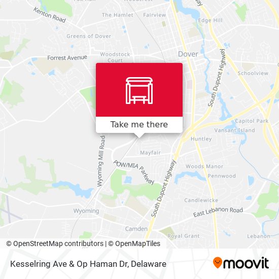 Mapa de Kesselring Ave & Op Haman Dr