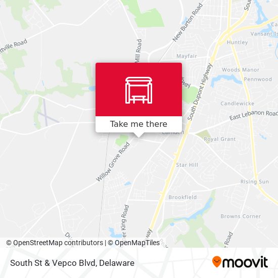 South St & Vepco Blvd map
