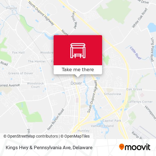 Kings Hwy & Pennsylvania Ave map