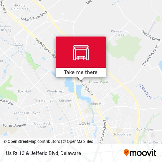 Us Rt 13 & Jefferic Blvd map