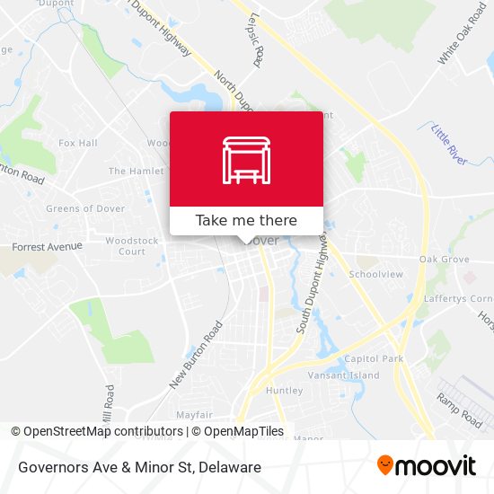 Mapa de Governors Ave & Minor St