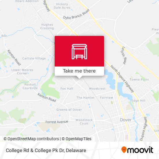 College Rd & College Pk Dr map