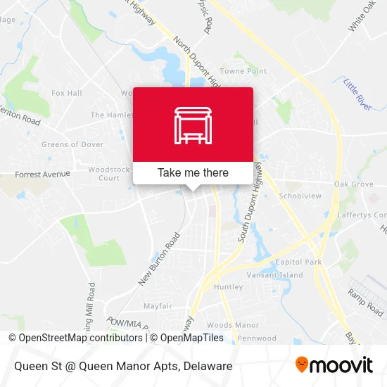 Mapa de Queen St @ Queen Manor Apts