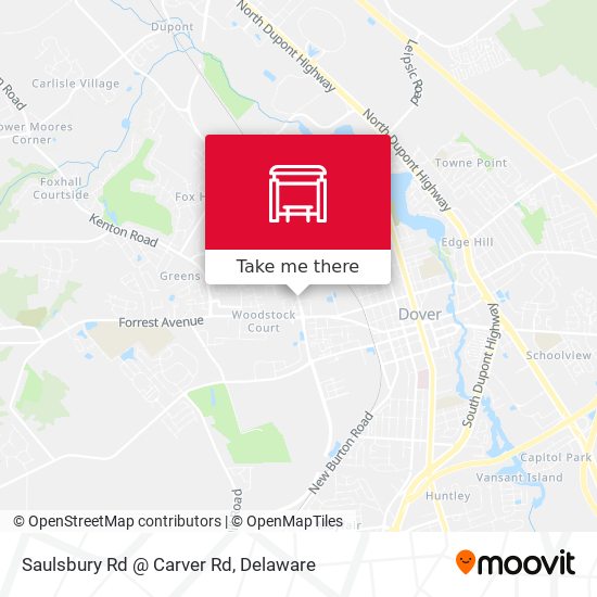 Saulsbury Rd @ Carver Rd map