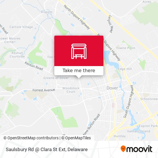 Mapa de Saulsbury Rd @ Clara St Ext