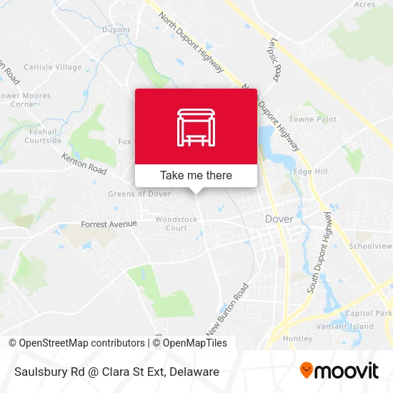Saulsbury Rd @ Clara St Ext map