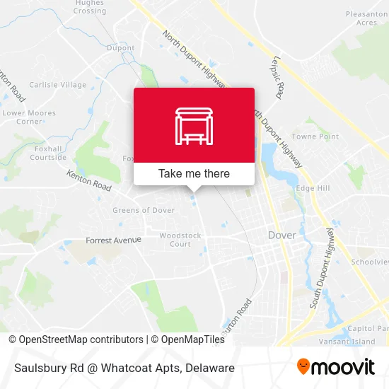 Mapa de Saulsbury Rd @ Whatcoat Apts