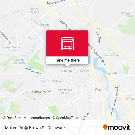 Mapa de Mckee Rd @ Brown St